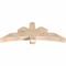 Ekena Millwork Davenport Smooth Timber Gable Bracket, Douglas Fir, 60"W x 22"H x 5 1/2"D x 5 1/2"F, 9/12 Pitch GBW060X22X0606DAV00SDF - alternate 4